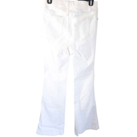 NWOT SPANX Flare Denim Jean Leggings In White Size SP - Picture 5 of 5
